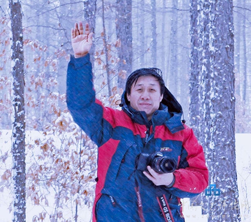 索久林在东北拍冰雪